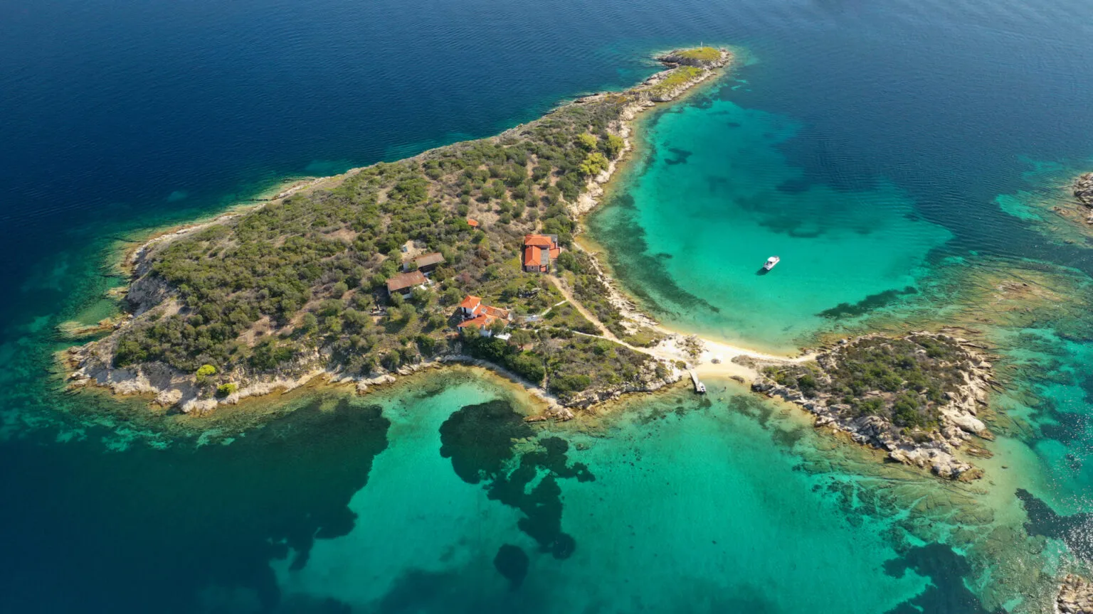 Peristeri island boat trip from Vourvourou Halkidiki
